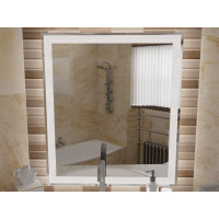 Зеркало в ванную комнату с подсветкой светодиодной лентой Люмиро 55 см